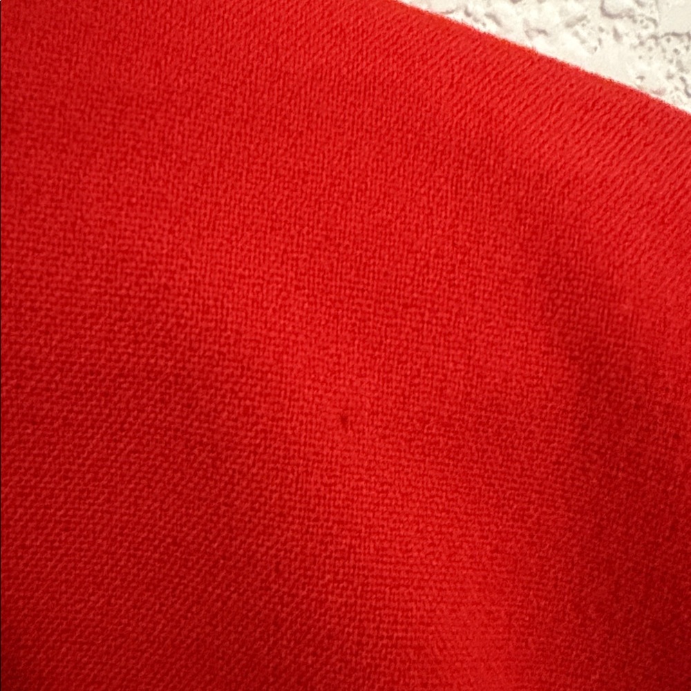 Multiples Red Jacket with Draped Collar Size L - image 8